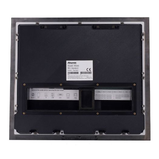 AK-X916S-L, Vandalski, otporni IP video portafonski sustav IK08, Dvostruka kamera 2 Mpx | Dvosmjerni zvuk i video