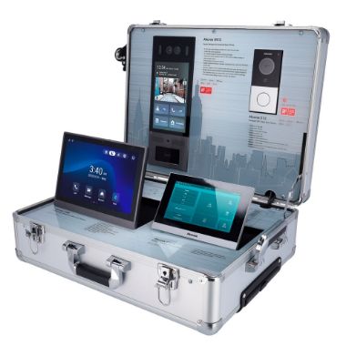 AK-DEMOKIT, Vitrina, Akuvox video portafoni, WiFi ruter i PoE preklopnik