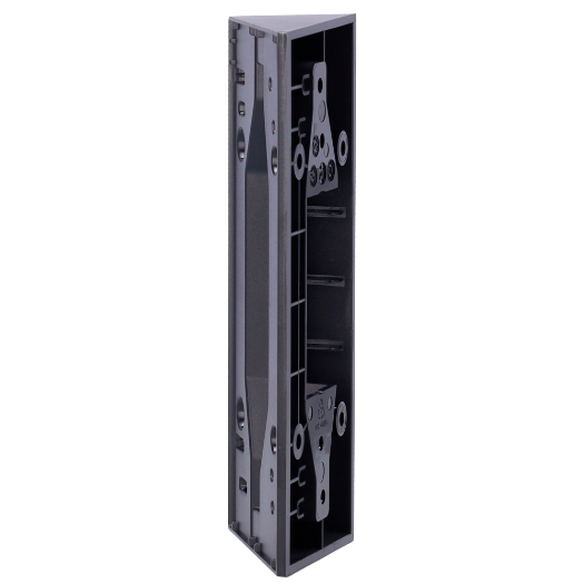 AK-BR-E12-ANGLE Video door phone bracket   Akuvox specific AK E12x   Dimensions: 147 (H) x 62 (W) x 37 (D) mm 