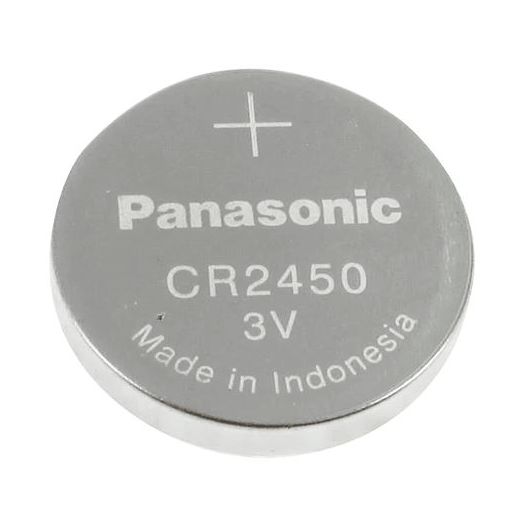 BATT-CR2450, Panasonic, Baterija CR2450, Napon 3,0 V, Litij, Nominalni kapacitet 620 mAh