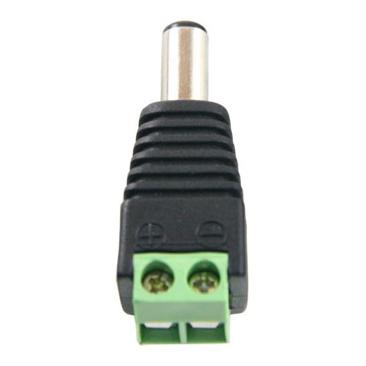 CON280, safir, Muški DC konektor, Izlaz +/ od 2 terminala, 38 mm (D), 13 mm (Š)