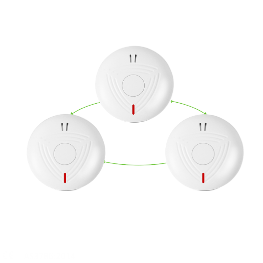 3XANKA-762SI 3 interconnected stand alone smoke detectors   Allows multiple detectors to be connected via RF 