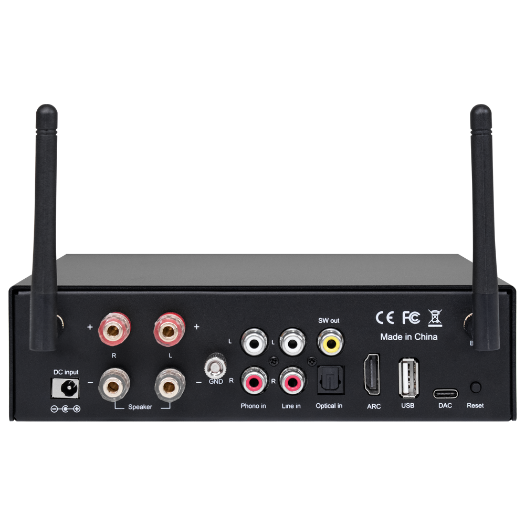 DSPPA-MINI502 Amplifier player   2 x 50W   Dual Bluetooth connection   USB playback 