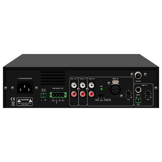 DSPPA-MP35UB, Mini digitalni mikser, Pojačalo 100V, USB Svirač / FM radio / Bluetooth