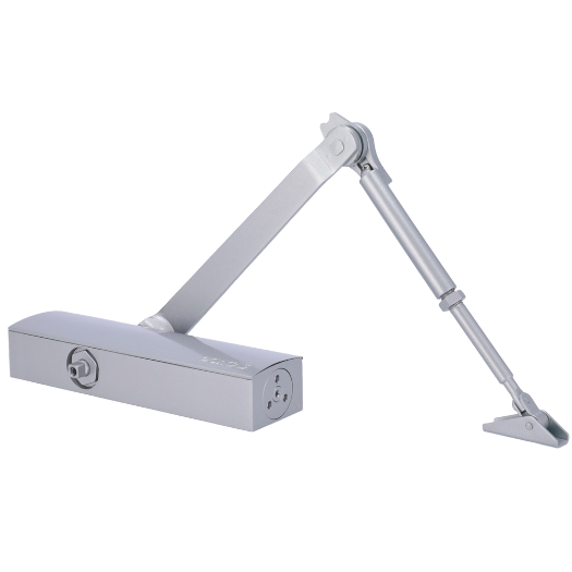 DR-D-22194 Articulated arm door closer   Surface and reversible installation 