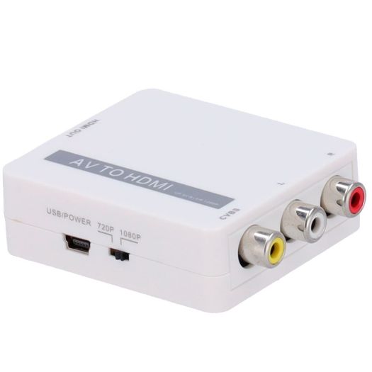 AV-HDMI-CONVERTER, AV na HDMI pretvarač, 1 AV ulaz, 1 HDMI izlaz, Izlazna rezolucija 1080p