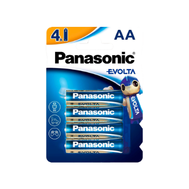 BATT-LR06-P Panasonic   Battery AA/LR06   Pack of 4   1.5 V   Alkaline 