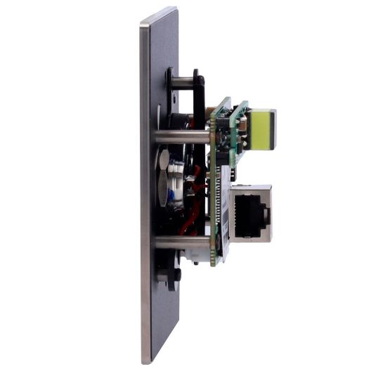 AK-E20S, Vandalski, IP sustav za portafonska vrata zaštićen IK10, Dvosmjerni zvuk, PoE, SIP standard | Kompaktna veličina