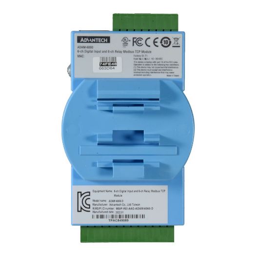 ADAM-6060-B, Modul za prikupljanje podataka i upravljanje, 6 digitalnih ulaza / 6 relejnih izlaza