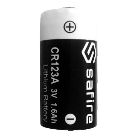 BATT-CR123A Safire   Battery CR123A   Voltage 3.0 V   Lithium   Nominal capacity 1600 mAh 