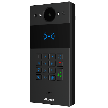 AK-R20K-BLACK Surface IP Video Door Station   2 MP Camera | Bidirectional Audio 