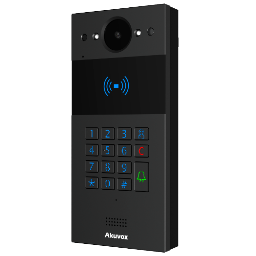 AK-R20K-BLACK Surface IP Video Door Station   2 MP Camera | Bidirectional Audio 