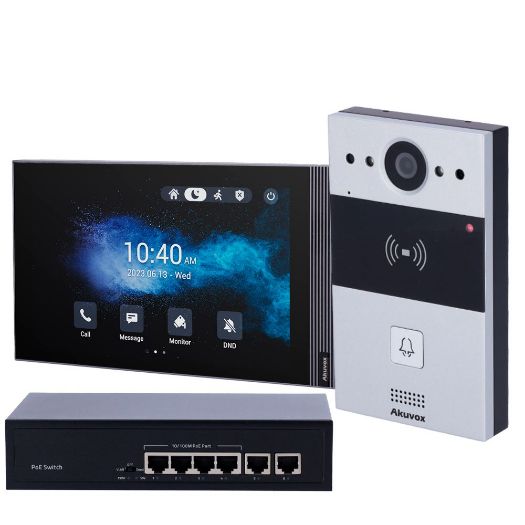 AK-KIT04-IP, Linux površinski video ulazni komplet, IP | Ploča i monitor