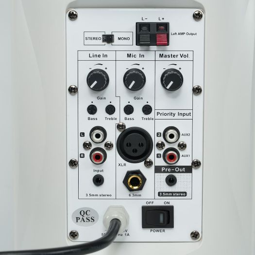 DSPPA-DSP6606W, Stropni zvučnik, Zvučnik punog raspona 1x5" + 1x1", Snaga 2 x 30 W