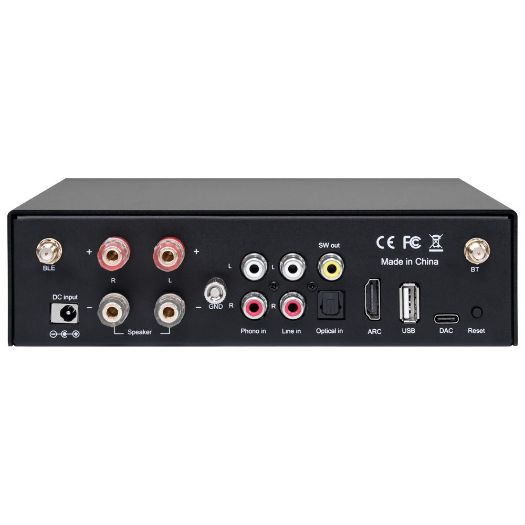 DSPPA-MINI502, Pojačalo za reprodukciju, 2 x 50 W, Dvostruka Bluetooth veza, Reprodukcija s USB-a