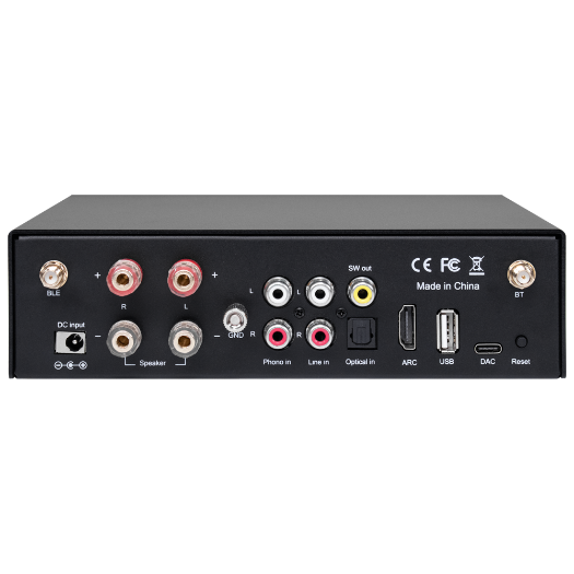 DSPPA-MINI502 Amplifier player   2 x 50W   Dual Bluetooth connection   USB playback 