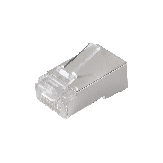 CON300-FTP6-EZ Connectors RJ45 pass thru   To crimp   Compatible with Cat FTP cable 6 