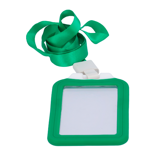 CARD-HOLDER-V-GREEN Card holders   Vertical layout   Protective plastic sheeting 