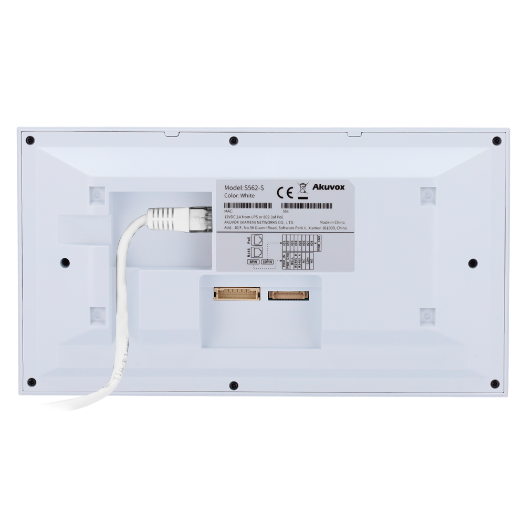 AK-S562-S-WHITE Linux monitor for video intercom   7" TFT display [%VAR%] | Surface mounting 