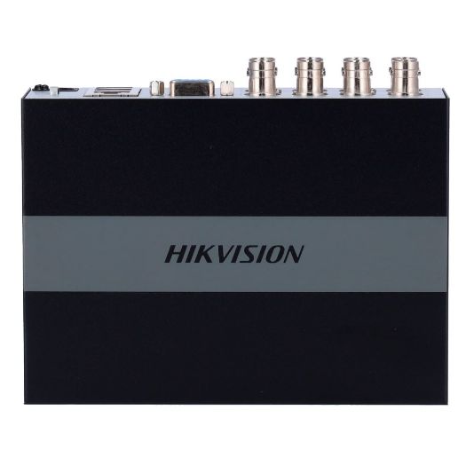 DS-E04HQHI-B, Hikvision DVR 5n1, 4 CH HDTVI / HDCVI / AHD / CVBS, 1 kanal IP 6 MPx