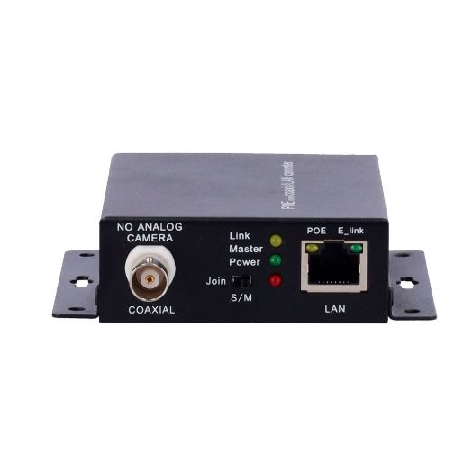 EOC-500-POE-V2, IP produžni koaksijalni kabel | PoE, Može funkcionirati kao odašiljač ili prijemnik