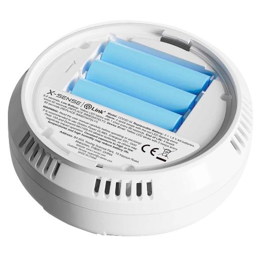 CO03D-W, X, Samostalni alarm za ugljični monoksid Sense, Omogućuje spajanje 24 RF detektora 868MHz