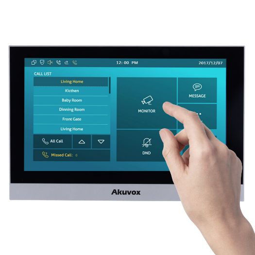 AK-C313W-2, Linux monitor za video interfon, 7" TFT zaslon, Kristalno čisto dva