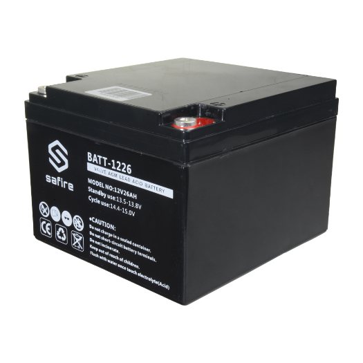 BATT-1226 Rechargeable battery   AGM lead acid technology   Voltage 12 V 