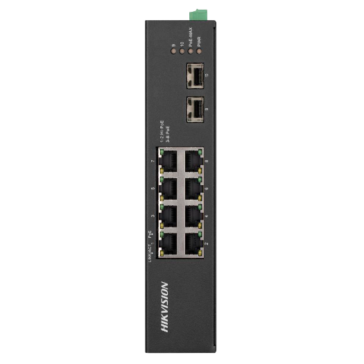 DS-3T0510HP-E/HS Hikvision Industrial Unmanageable PoE Switch Industrial 