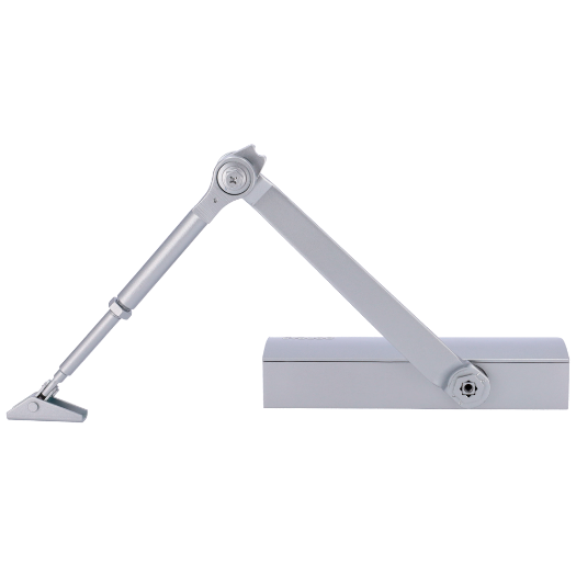 DR-D-22194 Articulated arm door closer   Surface and reversible installation 