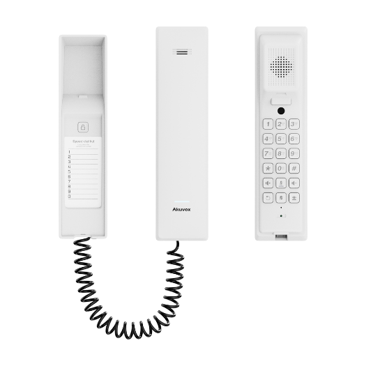 AK-S560-WHITE Video intercom   Status LED and function keys   Crystal Clear two