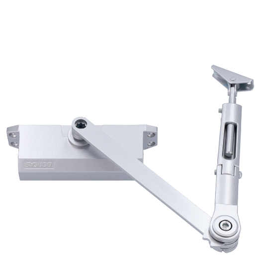 DR-D-22207 Articulated arm door closer   Surface and reversible installation 