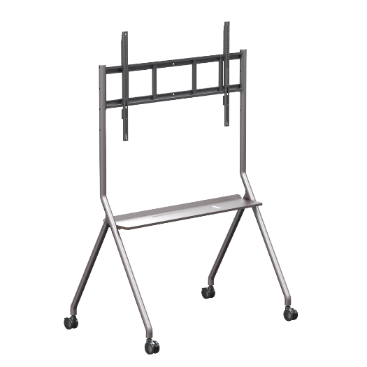 CBOX-DHWBS58 Floor stand with wheels   Supported weight 80Kg   VESA 1000x500mm