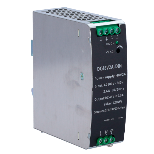 DC48V2A-DIN Switching Power Supply   DC Output 48V 2.5A / 120W   2 outputs 