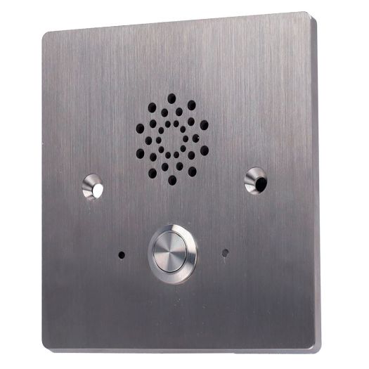 AK-E20S, Vandalski, IP sustav za portafonska vrata zaštićen IK10, Dvosmjerni zvuk, PoE, SIP standard | Kompaktna veličina