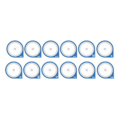 CBOX-SHOWSTICKER Sticker for CamBox displays   25.5x25.5 cm