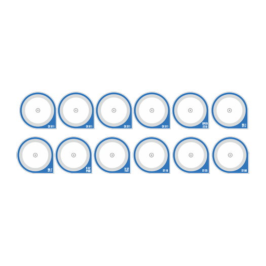 CBOX-SHOWSTICKER Sticker for CamBox displays   25.5x25.5 cm