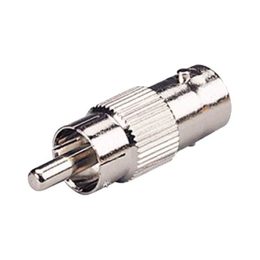 CON220, Konektor, BNC ženski, RCA muški, 35 mm (D), 10 mm (Š), 5 g