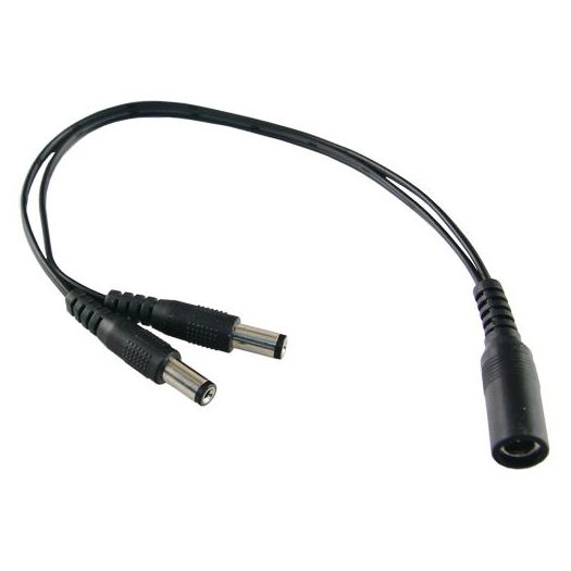 CON102, Safire razdjelnik napajanja, 1 standardni muški ulaz, 2 standardna ženska izlaza