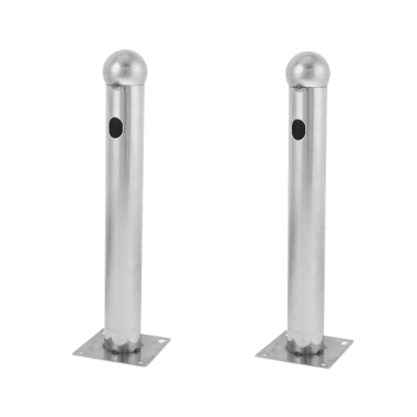 ALF-30T T model Barrier support   2 units   Stainless steel   Compatible with detectors of 2 beams 