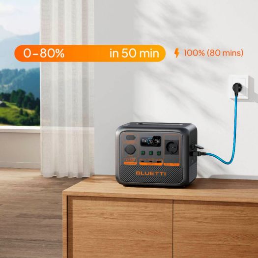 BL-AC50P, Prijenosna baterija Bluetti, Veliki kapacitet 504 Wh (18 Ah), Vršna snaga 1200 W