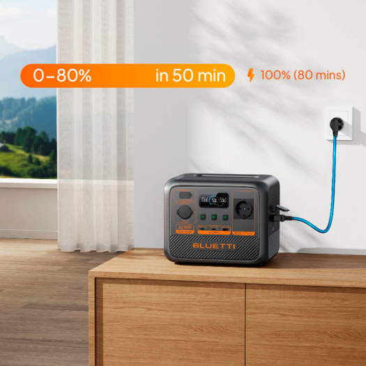 BL-AC50P Bluetti portable battery   Large capacity 504Wh (18Ah)   Peak power 1200W 