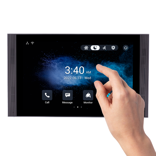 AK-S565W Linux monitor for video intercom   IPS display of 10"    Two way audio Crystal Clear | Easy UI 