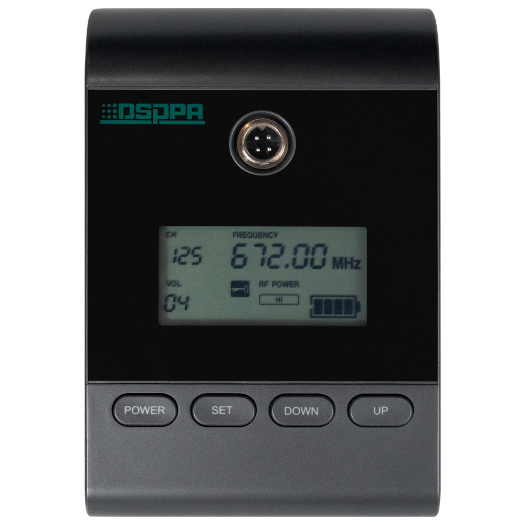 DSPPA-D5814 Desk microphone   Wireless   High power 14dBm   Low power 6dBm 