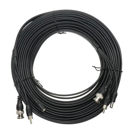COX20A, Kombinirani kabel RG59 + Audio + DC, Mini RG59 s BNC konektorom, Audio kabel preko RCA