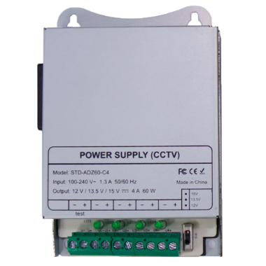 DC12V5A-4-DIN Switching Power Supply   DC Output 12V 5A / 60W   8 outputs 