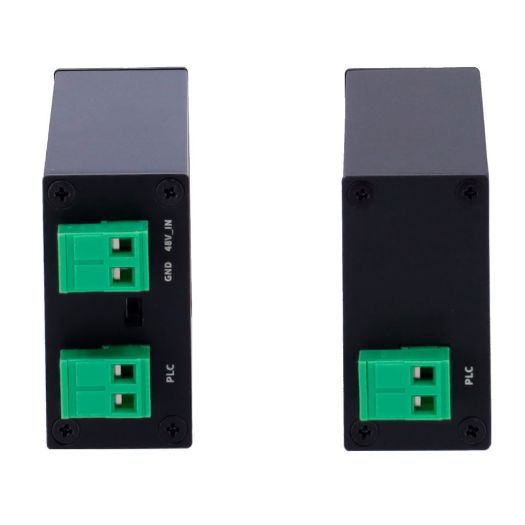 AK-NX-2, IP pretvarački komplet na 2 žice, 1 grupa od 2 niti, 1 TCP/IP grupa s RJ45 | PoE ulazom i izlazom