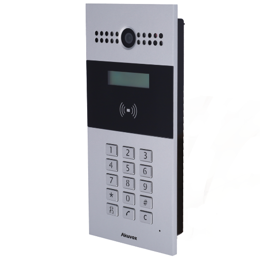 AK-R27A Video intercom IP   2 MP Camera | Bidirectional Audio   Opening with EM/MF card and PIN 3 relays 