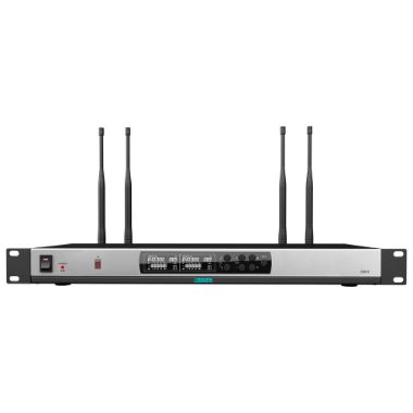 DSPPA-D5815, Prijemnik za bežični mikrofon, Dvokanalni, Podudaranje po IR-u