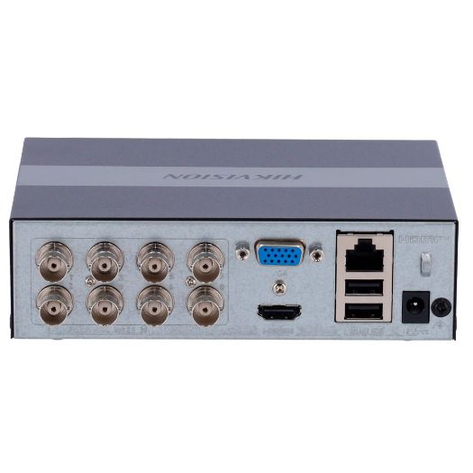 DS-E04HQHI-B, Hikvision DVR 5n1, 4 CH HDTVI / HDCVI / AHD / CVBS, 1 kanal IP 6 MPx